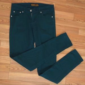 Sky Jeans Dark Green Skinny Leg